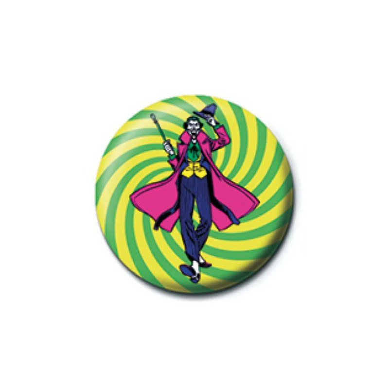 The Joker - Swirl Button Badge - أكسسوار